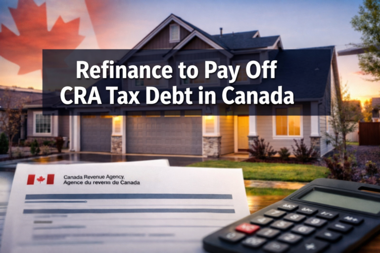 Refinance to Pay Off CRA Tax Debt in Canada: What Homeowners Need to Know